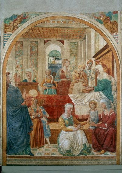 Geburt der Jungfrau Maria von Benozzo di Lese di Sandro Gozzoli